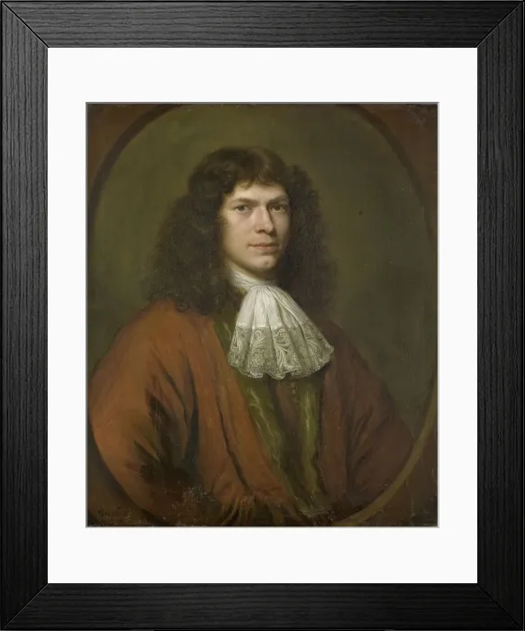 Framed Print : Johannes Parker, Alderman and Councilor of Middelburg, 1670. Creator: Bernard Vaillant Framed Print : Johannes Parker, Alderman and Councilor of Middelburg, 1670. Creator: Bernard Vaillant