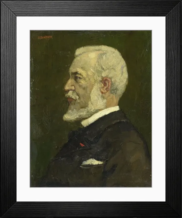 Framed Print : Johannes Bosboom (1817-91), Painter, 1885-1891. Creator: Carel Dankmeyer Framed Print : Johannes Bosboom (1817-91), Painter, 1885-1891. Creator: Carel Dankmeyer