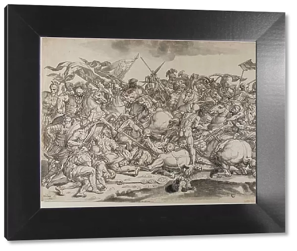 Battle of the Milvian Bridge, 1612. Creator: Johann Heintz