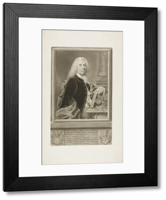 Framed Print : D. Christopher Jacob Trew, from Plantae Selectae, n.d. Creator: Johann Jacob Haid Framed Print : D. Christopher Jacob Trew, from Plantae Selectae, n.d. Creator: Johann Jacob Haid