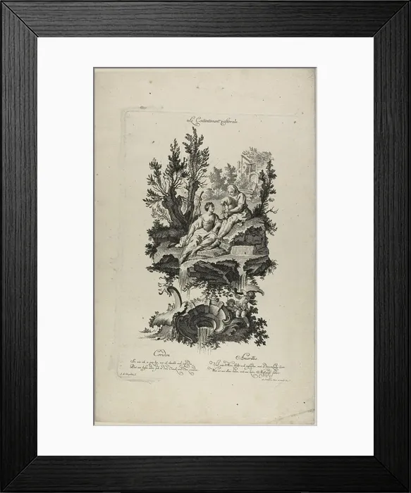 Framed Print : Pastoral Contentment, n.d. Creator: Johann Lorenz Rugendas I Framed Print : Pastoral Contentment, n.d. Creator: Johann Lorenz Rugendas I
