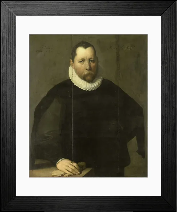 Framed Print : Pieter Jansz Kies (c 1536-97). Burgomaster of Haarlem, 1596. Creator: Cornelis Cornelisz van Haarlem Framed Print : Pieter Jansz Kies (c 1536-97). Burgomaster of Haarlem, 1596. Creator: Cornelis Cornelisz van Haarlem