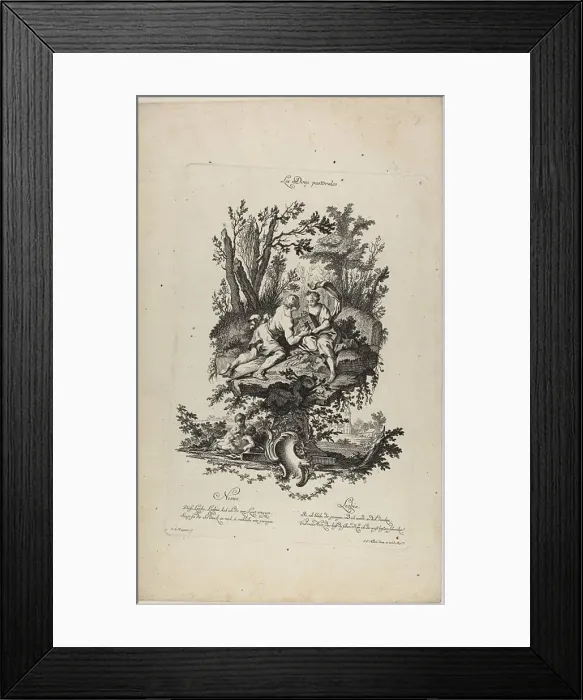 Framed Print : Pastoral Gifts, n.d. Creator: Johann Lorenz Rugendas I Framed Print : Pastoral Gifts, n.d. Creator: Johann Lorenz Rugendas I