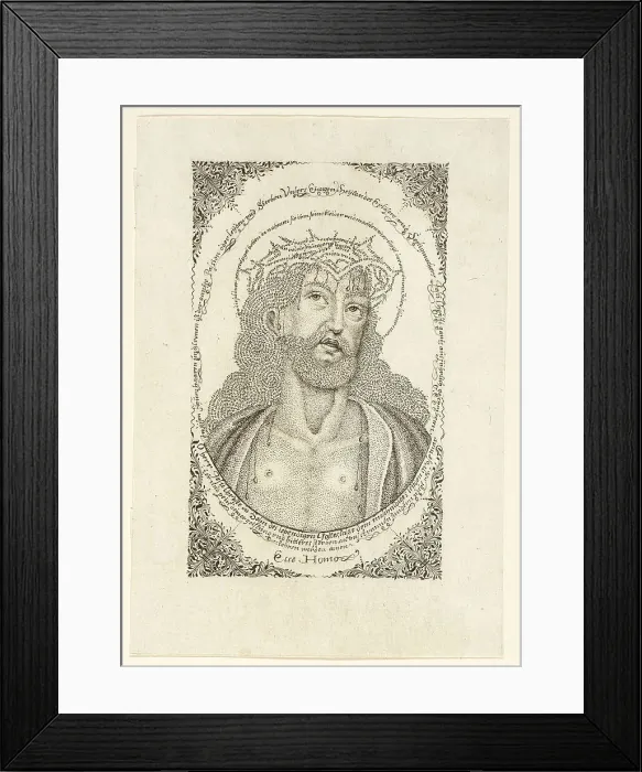 Framed Print : Ecce Homo, n.d. Creator: Johann Michael Püchler Framed Print : Ecce Homo, n.d. Creator: Johann Michael Püchler
