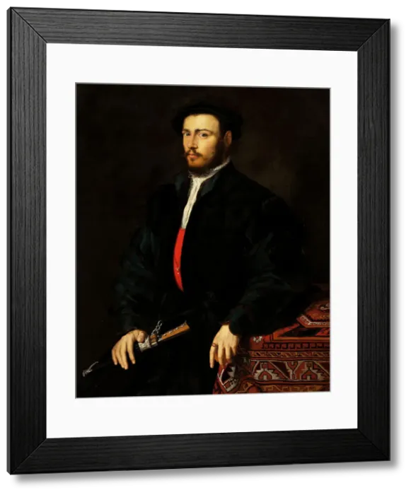 Framed Print : Portrait of a Young Nobleman (image 3 of 8), c1545. Creator: Veneto-Lombard School Framed Print : Portrait of a Young Nobleman (image 3 of 8), c1545. Creator: Veneto-Lombard School