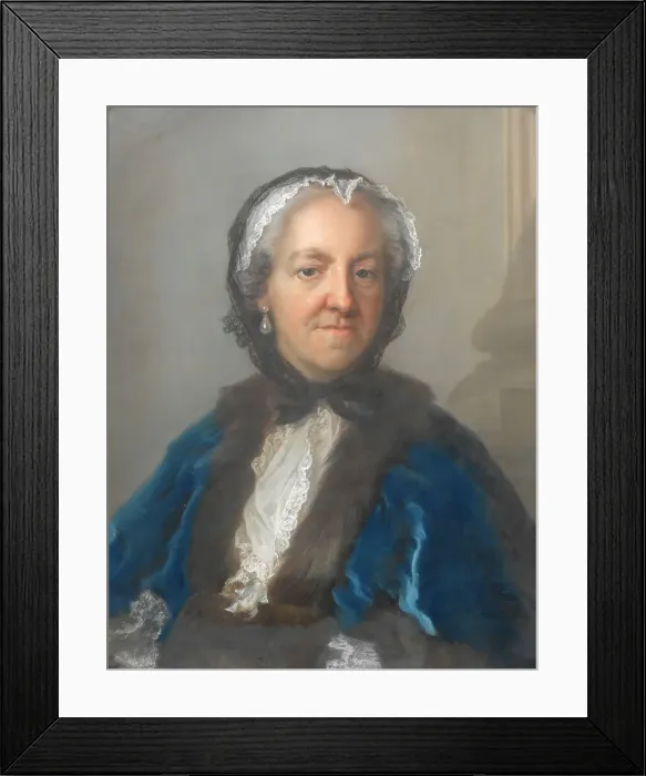 Framed Print : Baroness Ulrika Maria Sparre, née Tessin, mid-18th century. Creator: Gustaf Lundberg Framed Print : Baroness Ulrika Maria Sparre, née Tessin, mid-18th century. Creator: Gustaf Lundberg