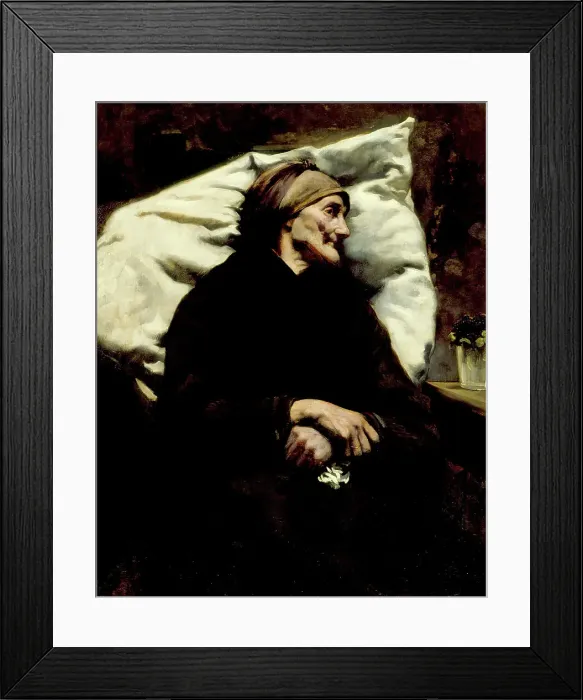 Framed Print : The Grandmother, 1889. Creator: Walter Gilman Page Framed Print : The Grandmother, 1889. Creator: Walter Gilman Page