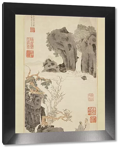 Old Trees by a Cold Waterfall, 1531. Creator: Wen Zhengming