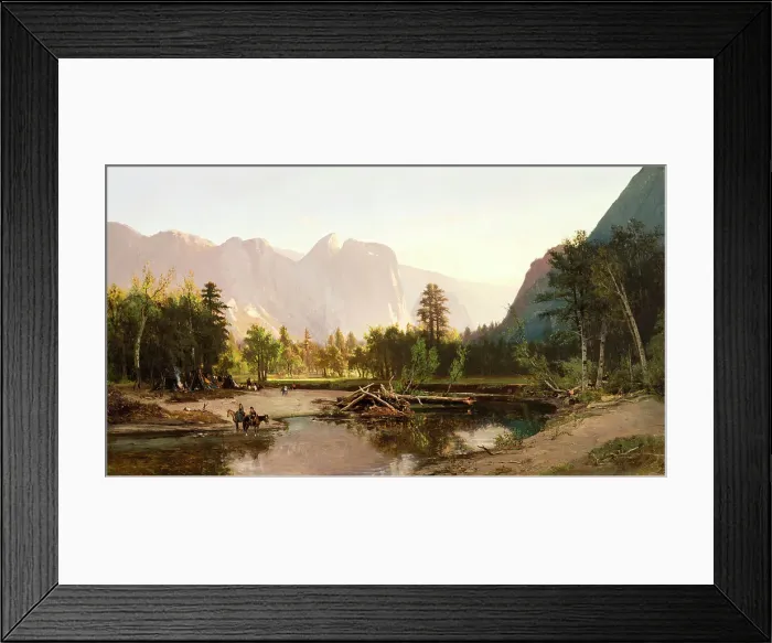 Framed Print : Yosemite Valley (image 1 of 2), 1875. Creator: William Keith Framed Print : Yosemite Valley (image 1 of 2), 1875. Creator: William Keith