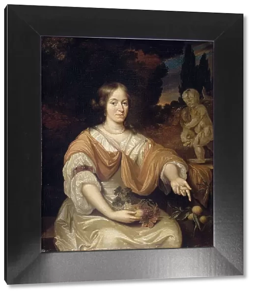 Sara Pottey (1651-1705), Wife of Johan van Bochoven, 1670-1690. Creator: Daniel Haringh