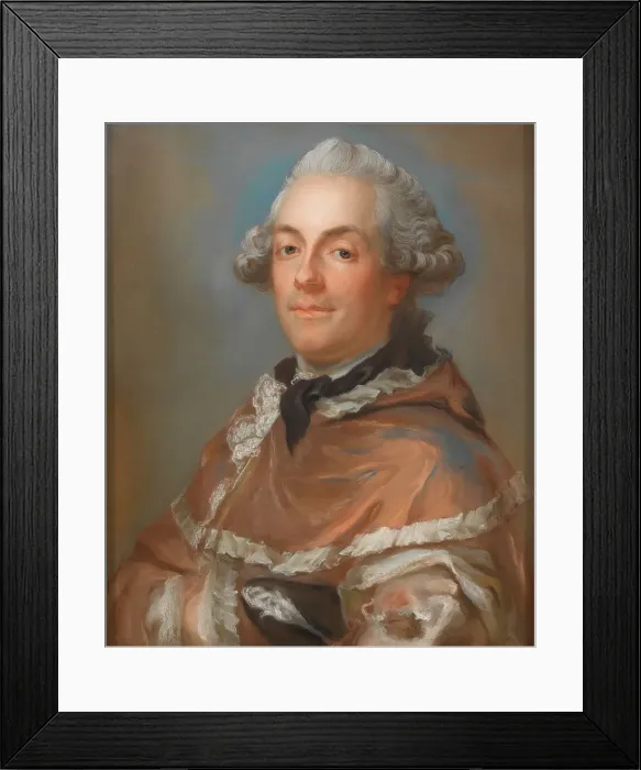 Framed Print : Baron H.I. von Düben, 1780. Creator: Gustaf Lundberg Framed Print : Baron H.I. von Düben, 1780. Creator: Gustaf Lundberg