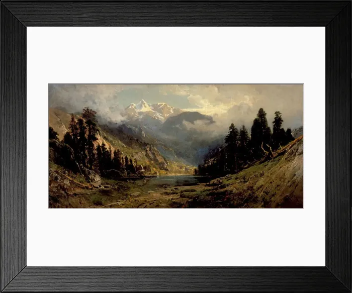 Framed Print : California Pines (image 2 of 2), 1878. Creator: William Keith Framed Print : California Pines (image 2 of 2), 1878. Creator: William Keith