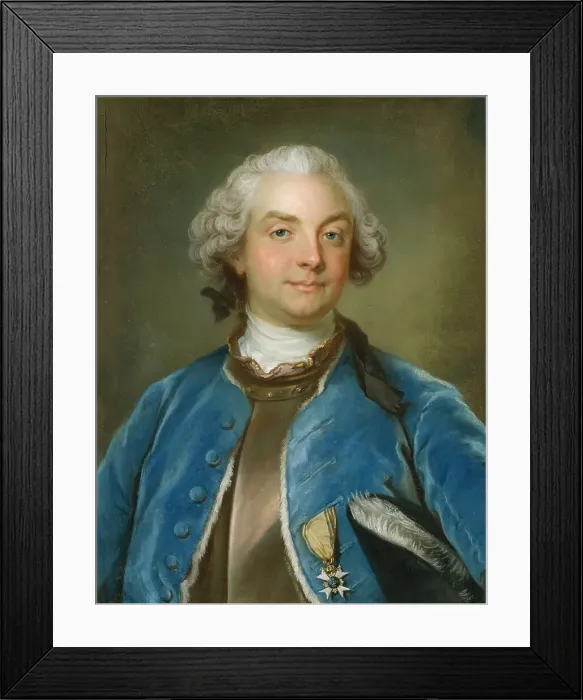 Framed Print : Fredrik Axel von Fersen, 1719-1794, Count, mid-18th century. Creator: Gustaf Lundberg Framed Print : Fredrik Axel von Fersen, 1719-1794, Count, mid-18th century. Creator: Gustaf Lundberg