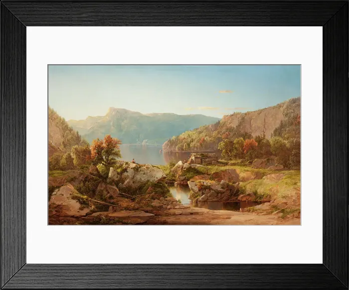 Framed Print : Autumn Morning on the Potomac, c1860s. Creator: William Louis Sonntag Framed Print : Autumn Morning on the Potomac, c1860s. Creator: William Louis Sonntag