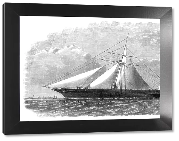 The new clipper steam-ship 'Ly-ee-moon', built for the opium trade, 1860. Creator: Unknown. The new clipper steam-ship 'Ly-ee-moon', built for the opium trade, 1860. Creator: Unknown