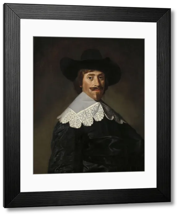 Framed Print : Frederik Dircksz Alewijn (1603-65). Alderman and councillor of Amsterdam, 1640. Creator: Dirck Dircksz. Santvoort Framed Print : Frederik Dircksz Alewijn (1603-65). Alderman and councillor of Amsterdam, 1640. Creator: Dirck Dircksz. Santvoort