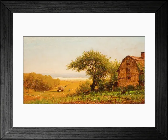 Framed Print : A Home by the Seaside (image 1 of 2), c1872. Creator: Worthington Whittredge