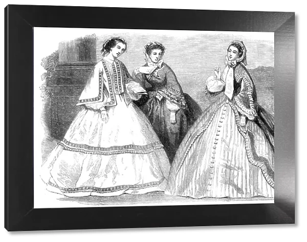 The Paris Fashions for September, 1860. Creator: Unknown