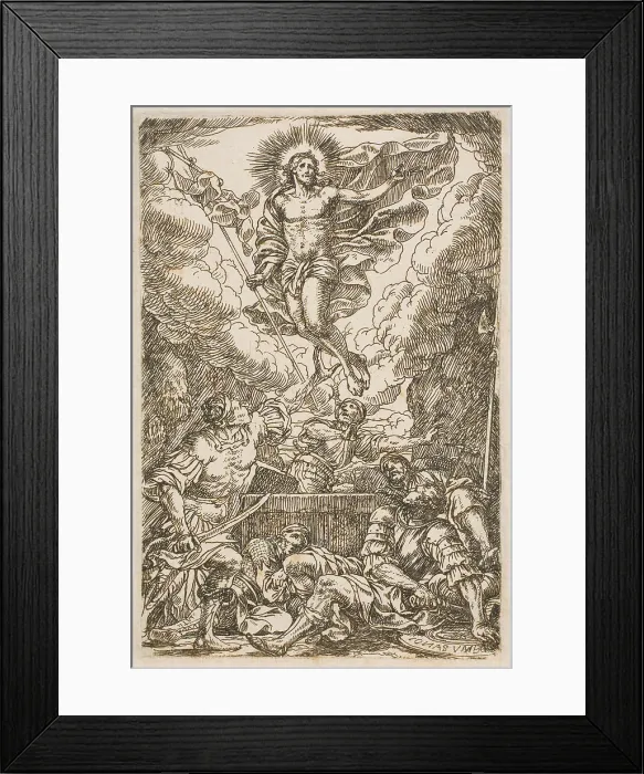 Framed Print : The Resurrection of Christ, n.d. Creator: Jonas Umbach Framed Print : The Resurrection of Christ, n.d. Creator: Jonas Umbach