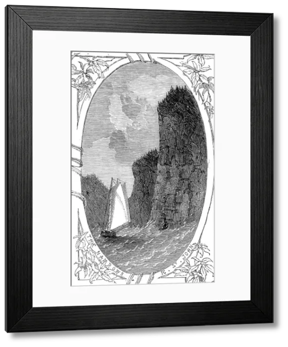Framed Print : The Narrows, River St. John, 1860. Creator: Smyth Framed Print : The Narrows, River St. John, 1860. Creator: Smyth