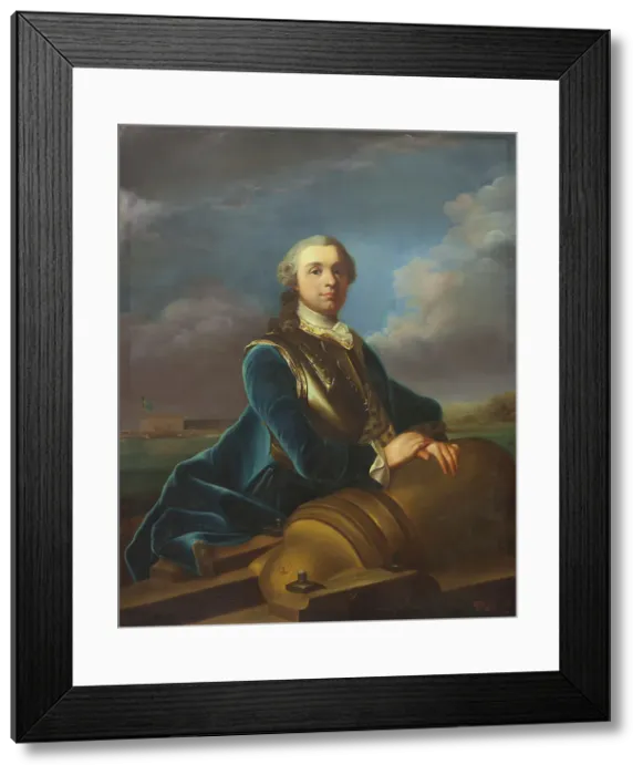 Framed Print : Augustin Ehrensvärd, 1710-1772, c1861. Creator: H. Wallin Framed Print : Augustin Ehrensvärd, 1710-1772, c1861. Creator: H. Wallin