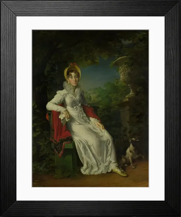 Framed Print : Carolina Ferdinanda Louisa of Sicily (1798-1870). Wife of Charles Ferdinand, Duc de Berry, in the Pa Creator: Francois Gérard Framed Print : Carolina Ferdinanda Louisa of Sicily (1798-1870). Wife of Charles Ferdinand, Duc de Berry, in the Pa Creator: Francois Gérard