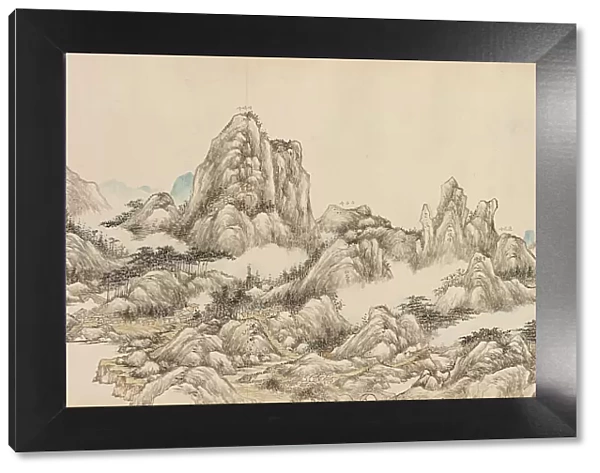 Traveling to the Southern Sacred Peak (image 18 of 28), between c1700 and c1800. Creator: Zhang Ruocheng