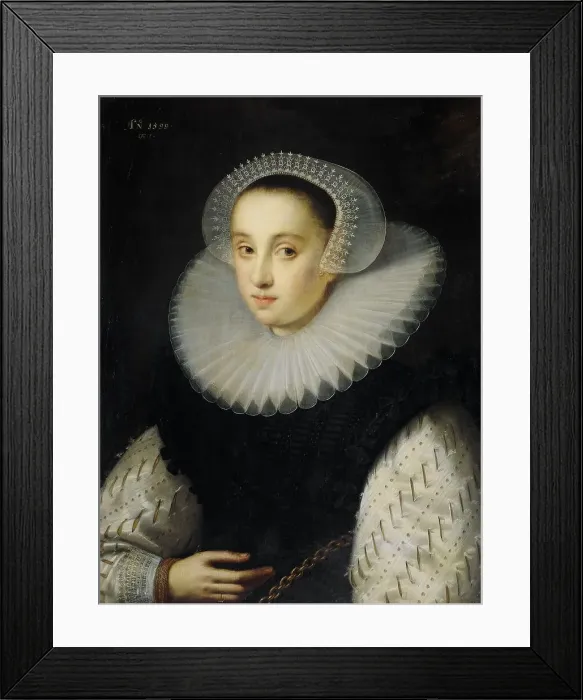 Framed Print : Hortensia del Prado (d 1627), 1599. Creator: Gortzius Geldorp Framed Print : Hortensia del Prado (d 1627), 1599. Creator: Gortzius Geldorp