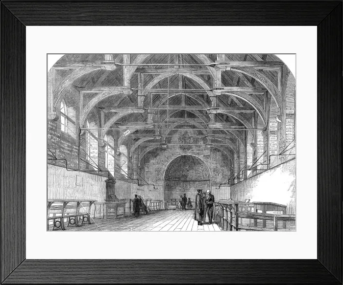 Framed Print : Westminster School, 1860. Creator: Unknown Framed Print : Westminster School, 1860. Creator: Unknown