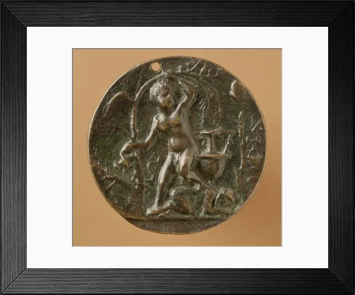 Framed Print : Allegory of Spirit and Matter, between 1515 and 1530. Creator: Andrea Briosco Framed Print : Allegory of Spirit and Matter, between 1515 and 1530. Creator: Andrea Briosco