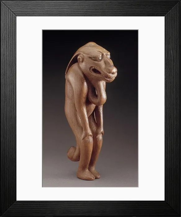Framed Print : Rain Dragon, early 19th century. Creator: Anon Framed Print : Rain Dragon, early 19th century. Creator: Anon