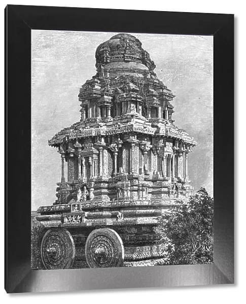 Original Form of the Car of Juggernath, constructed in stone; Notes on the Ancient... 1875. Creator: Unknown