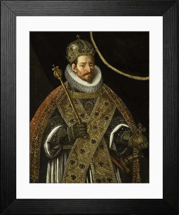 Framed Print : Matthias, Emperor of the Holy Roman Empire (1557-1619), 1600-1625. Creator: Circle of Hans von Aachen Framed Print : Matthias, Emperor of the Holy Roman Empire (1557-1619), 1600-1625. Creator: Circle of Hans von Aachen