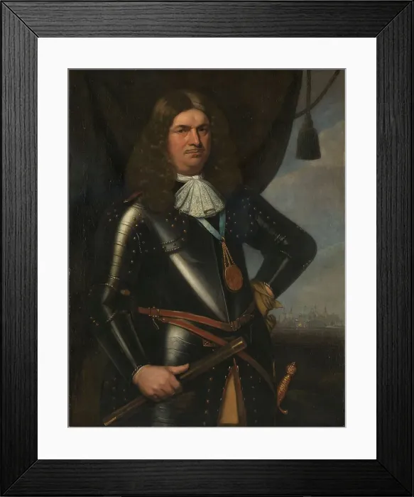 Framed Print : Adriaen Banckert (c 1620-1684), Vice Admiral of Zeeland, 1673. Creator: Hendrick Berckman Framed Print : Adriaen Banckert (c 1620-1684), Vice Admiral of Zeeland, 1673. Creator: Hendrick Berckman