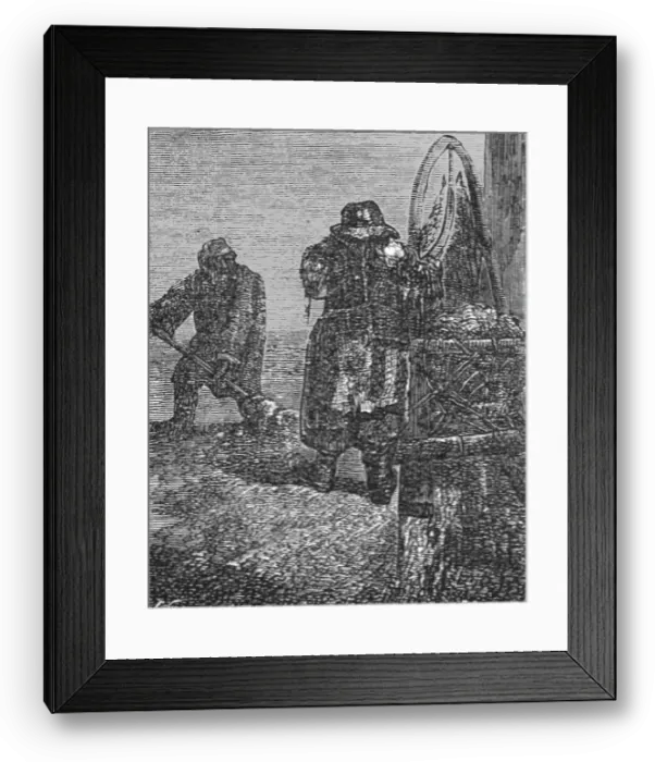 Framed Print : Scavengers at Riga; The Baltic Provinces of Russia, 1875. Creator: Unknown Framed Print : Scavengers at Riga; The Baltic Provinces of Russia, 1875. Creator: Unknown