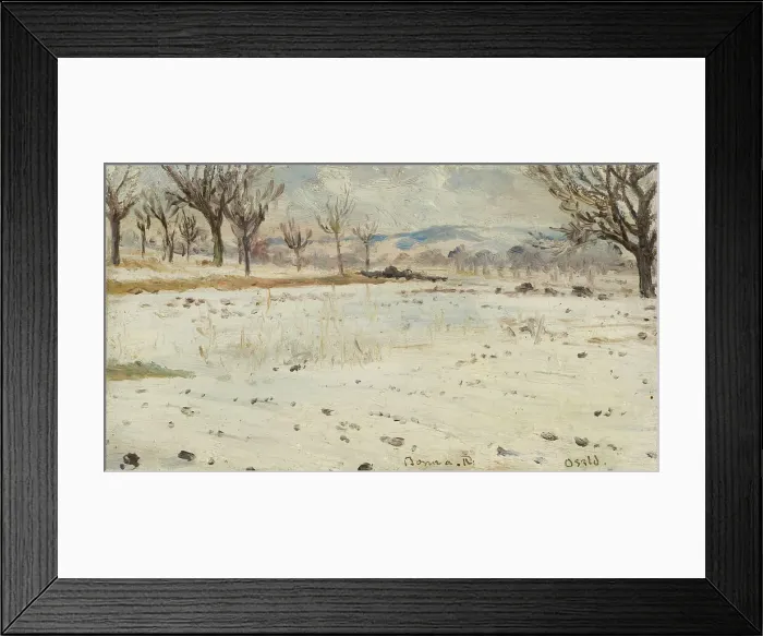 Framed Print : Bonn am Rhein. Winter Landscape. Creator: Helmer Osslund Framed Print : Bonn am Rhein. Winter Landscape. Creator: Helmer Osslund