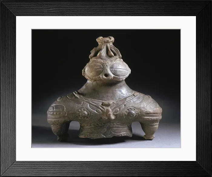 Framed Print : Dogu, between c.1000 and c.250 B.C.. Creator: Unknown Framed Print : Dogu, between c.1000 and c.250 B.C.. Creator: Unknown