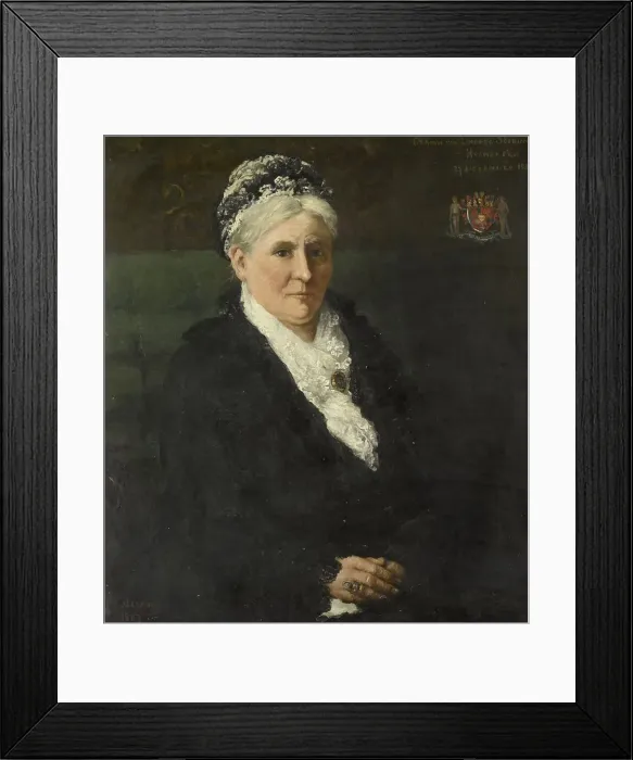 Framed Print : Maria Hermina Heemskerk (1827-1908). Echtgenote van Menno David Graaf van Limburg Stirum, 1887. Creator: Hendrik Willem Mesdag Framed Print : Maria Hermina Heemskerk (1827-1908). Echtgenote van Menno David Graaf van Limburg Stirum, 1887. Creator: Hendrik Willem Mesdag