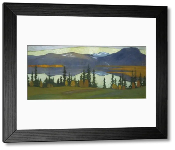 Framed Print : View from Klocka. Creator: Helmer Osslund Framed Print : View from Klocka. Creator: Helmer Osslund