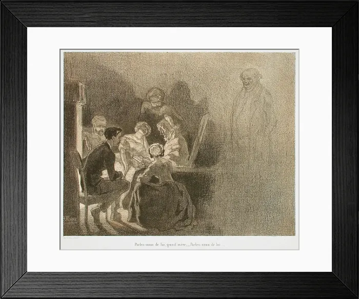 Framed Print : Béranger, 1857. Creator: Félicien Rops Framed Print : Béranger, 1857. Creator: Félicien Rops