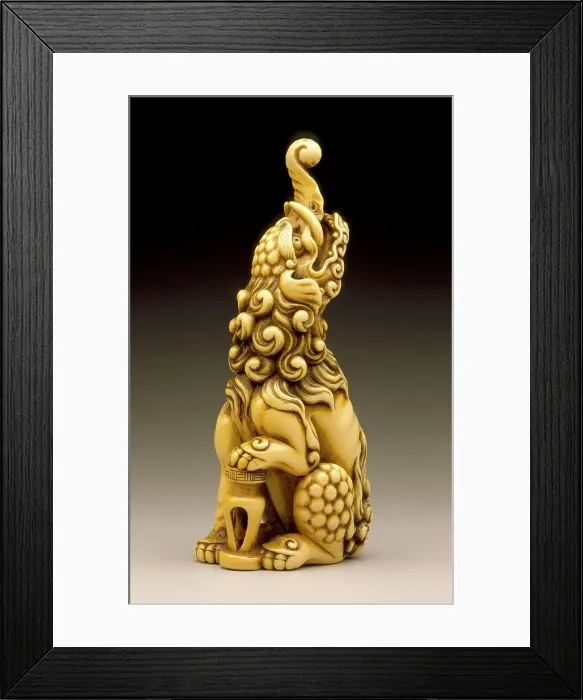 Framed Print : Baku: Monster that Eats Nightmares, 18th century. Creator: Gechu Framed Print : Baku: Monster that Eats Nightmares, 18th century. Creator: Gechu
