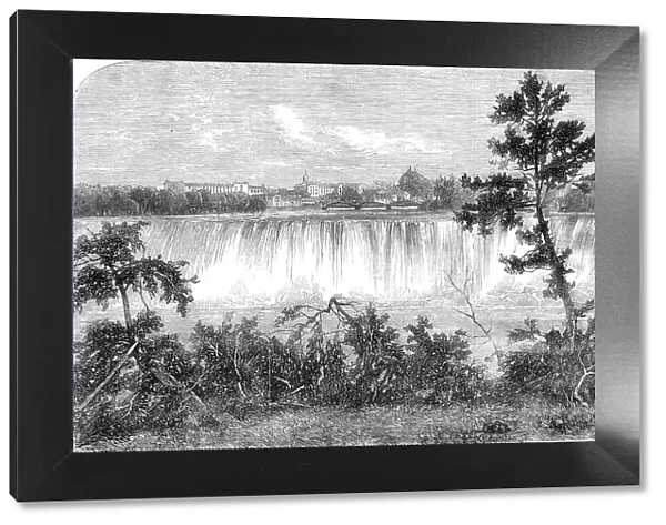The American Falls, Niagara - from a photograph by the Stereoscopic Company, 1860. Creator: Unknown