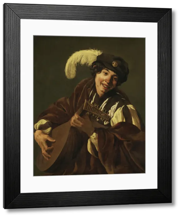 Framed Print : A Boy Playing the Lute ('Hearing, One of a Series of the Five Senses), 1620s. Creator: Hendrick ter Brugghen. A Boy Playing the Lute ('Hearing, One of a Series of the Five Senses), 1620s. Creator: Hendrick ter Brugghen Framed Print : A Boy Playing the Lute ('Hearing, One of a Series of the Five Senses), 1620s. Creator: Hendrick ter Brugghen. A Boy Playing the Lute ('Hearing, One of a Series of the Five Senses), 1620s. Creator: Hendrick ter Brugghen