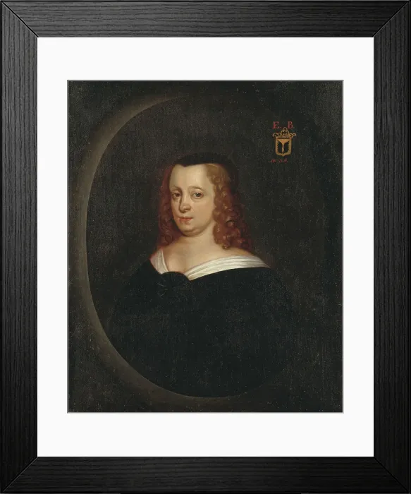 Framed Print : Ebba Brahe, 1596-1674. Creator: Henrik Münnichhofen Framed Print : Ebba Brahe, 1596-1674. Creator: Henrik Münnichhofen