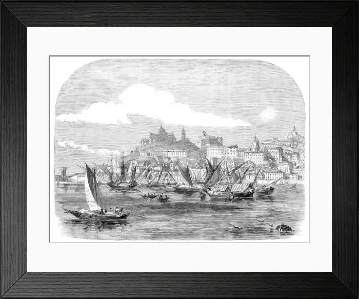 Framed Print : Ancona, in the Papal States, 1860. Creator: Unknown Framed Print : Ancona, in the Papal States, 1860. Creator: Unknown