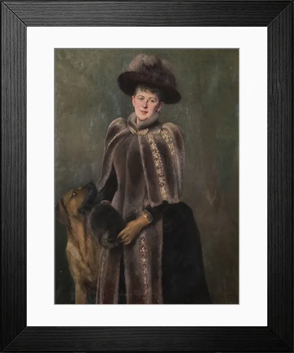 Framed Print : Beate Rosencrantz (1855-1925), married to Patrick Baron Seton, 1889. Creator: Hildegard Katerina Thorell Framed Print : Beate Rosencrantz (1855-1925), married to Patrick Baron Seton, 1889. Creator: Hildegard Katerina Thorell