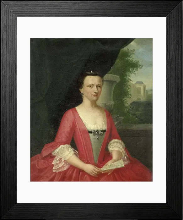 Framed Print : Jacoba Maria van Bueren said van Regteren (1718-91), Wife of Johan Willem Parker, 1746. Creator: Jacob Jan Nachenius Framed Print : Jacoba Maria van Bueren said van Regteren (1718-91), Wife of Johan Willem Parker, 1746. Creator: Jacob Jan Nachenius