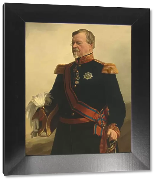 Bernhard (1792-1862), hertog van Saksen-Weimar. Generaal in Nederlandse dienst, 1840-1862. Creator: Jacob Spoel