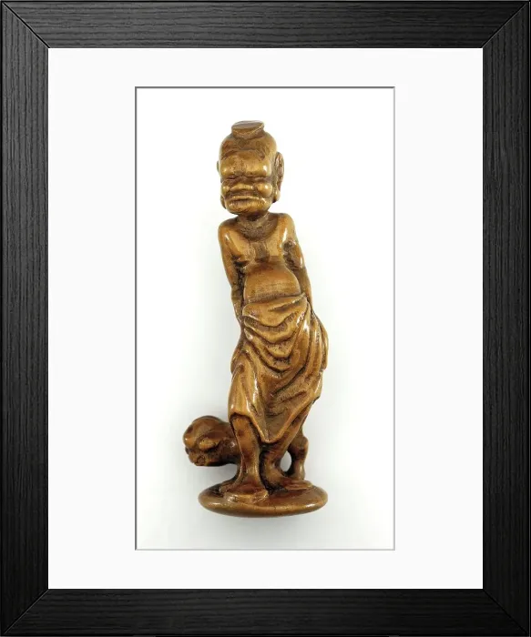 Framed Print : The Zen Priest Bukan, 18th century. Creator: Unjudo Shumemaru Framed Print : The Zen Priest Bukan, 18th century. Creator: Unjudo Shumemaru
