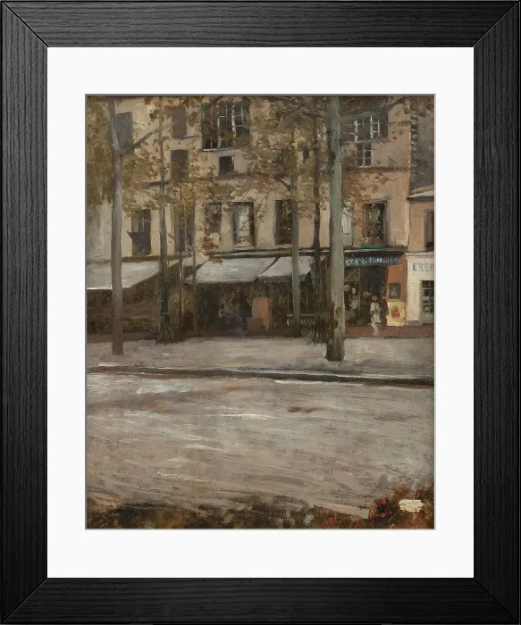 Framed Print : A Street in Paris. Study from Montmartre. Creator: Hugo Birger Framed Print : A Street in Paris. Study from Montmartre. Creator: Hugo Birger